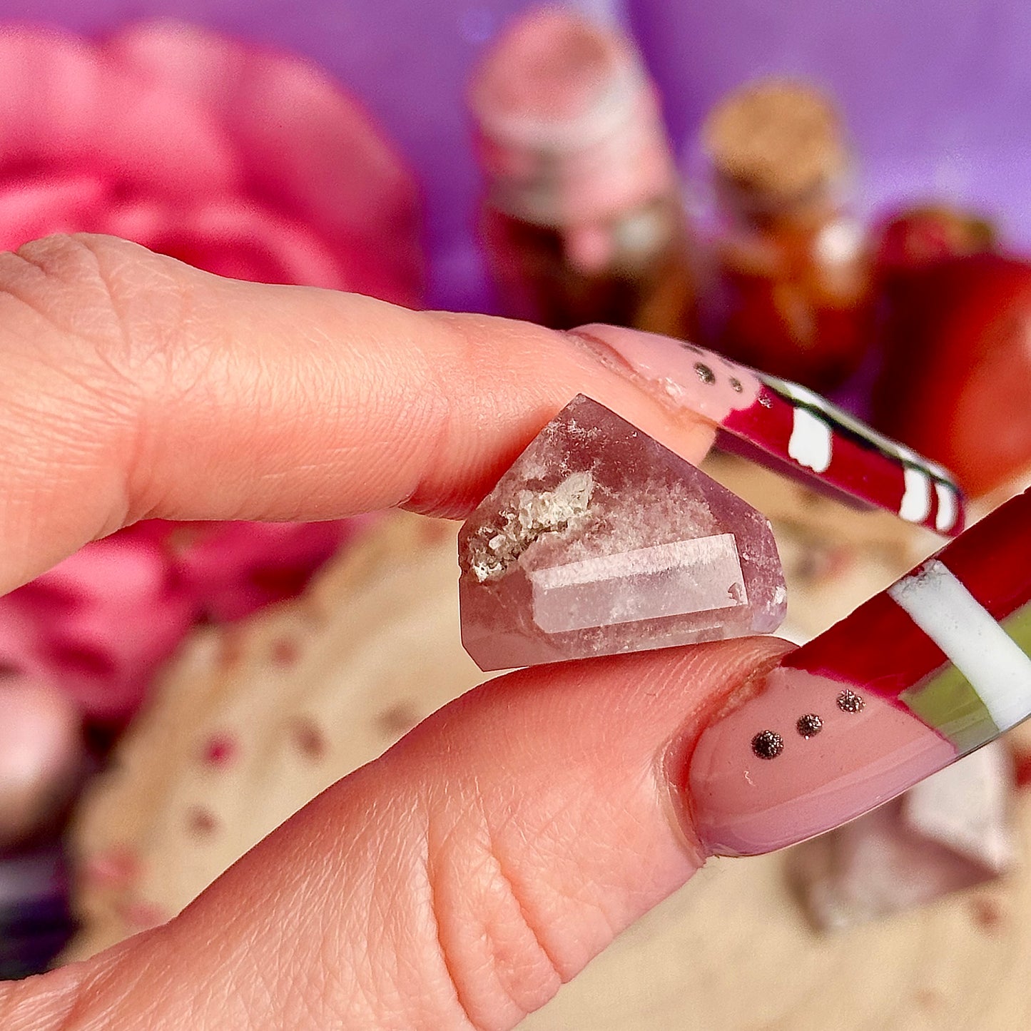 pink lithium quartz ~ choose your own