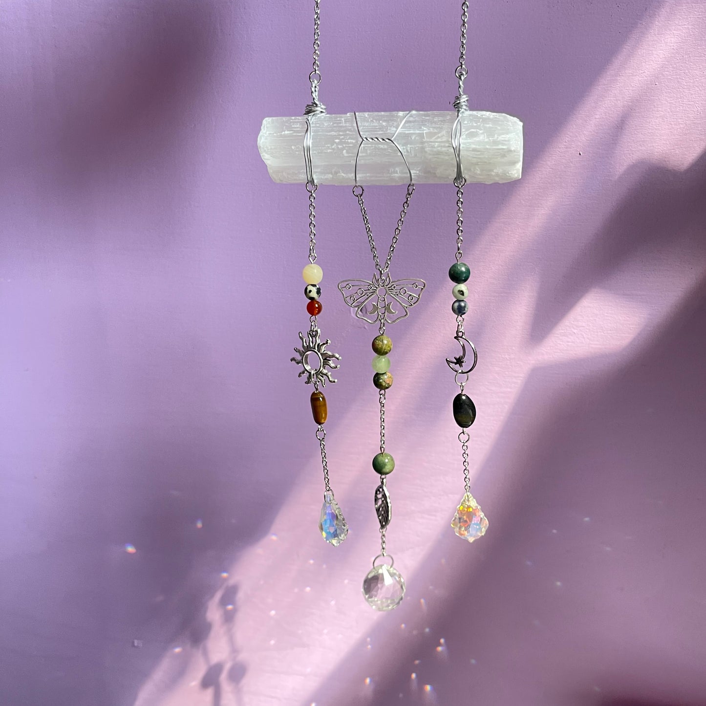 day and night sun catcher - crystals in description