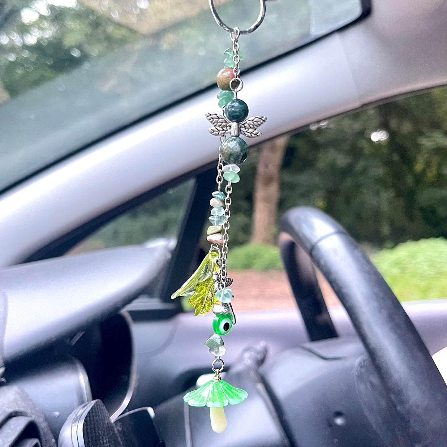 fairy forest car charm