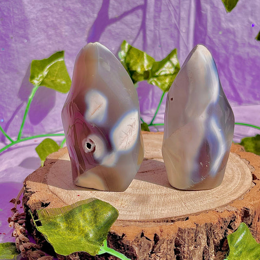 orca agate flame carving ~ choose your own, slightly imperfect