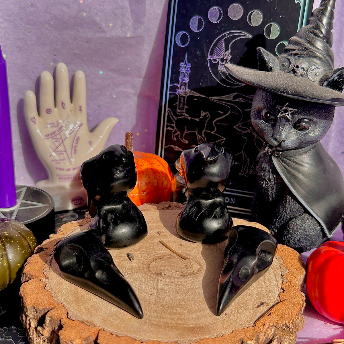 obsidian raven carvings ~ choose your own