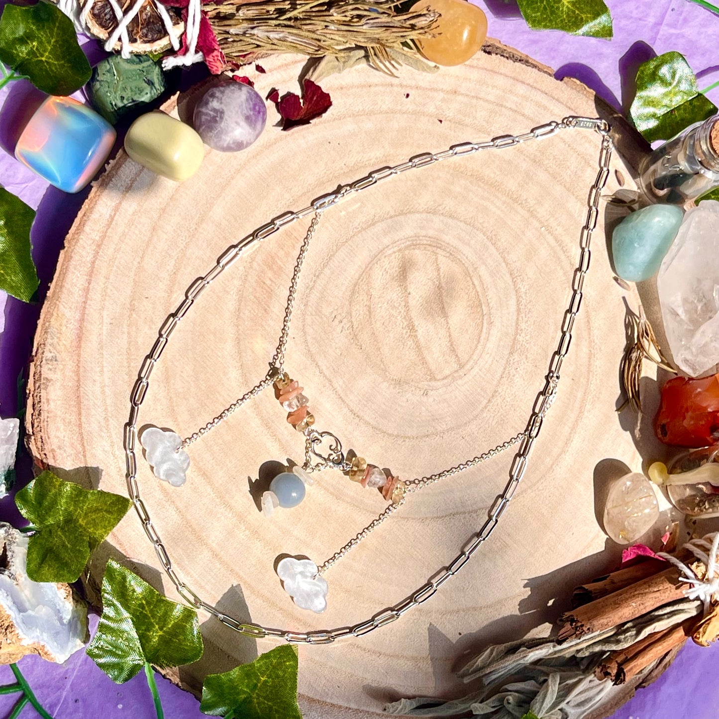 head in the clouds necklace