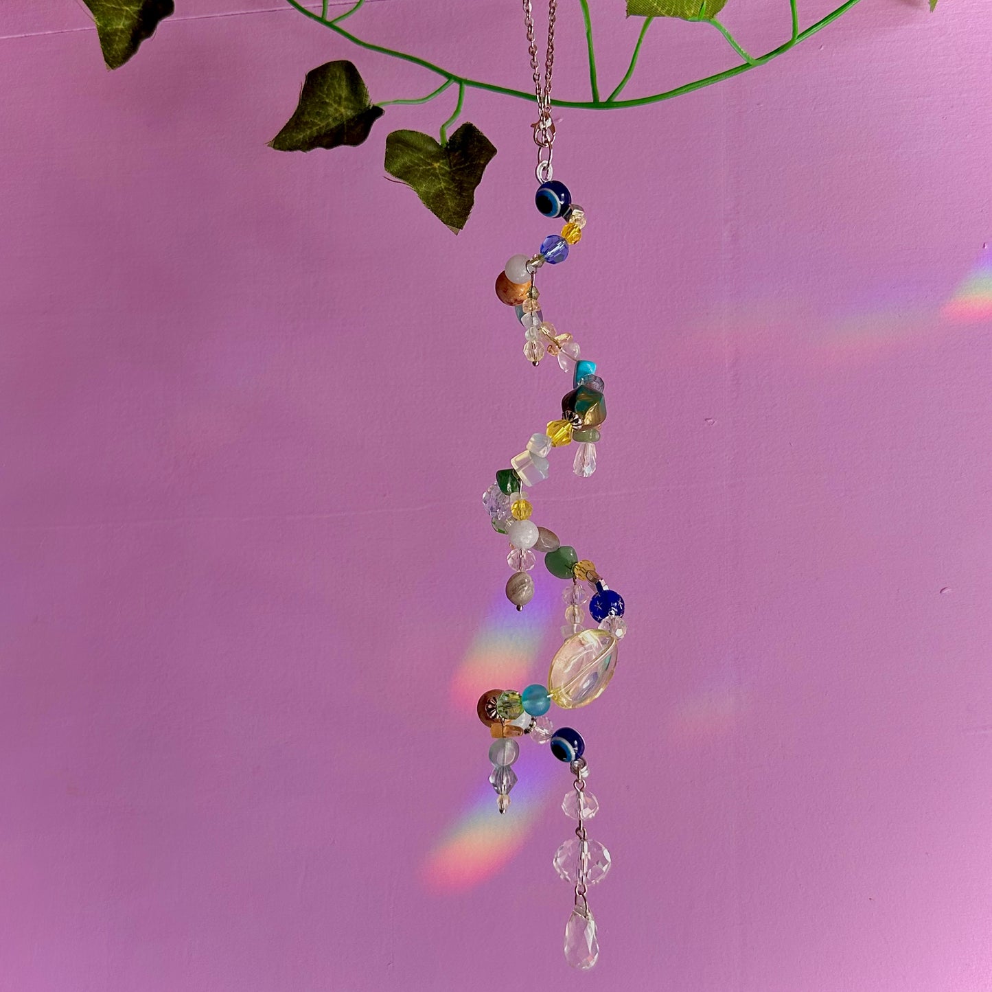 celestial spiral suncatcher
