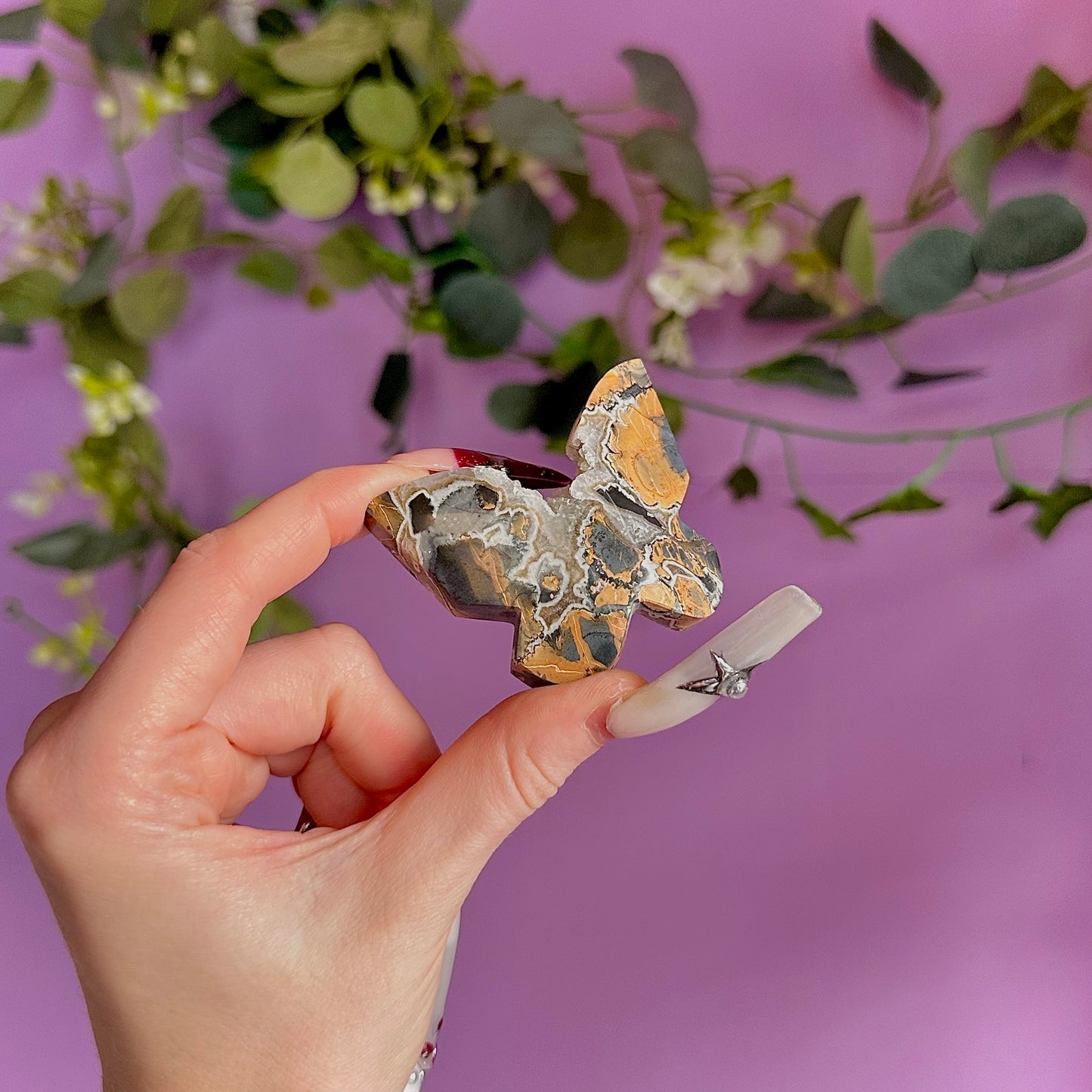 maligano jasper butterfly carving ~ choose your own
