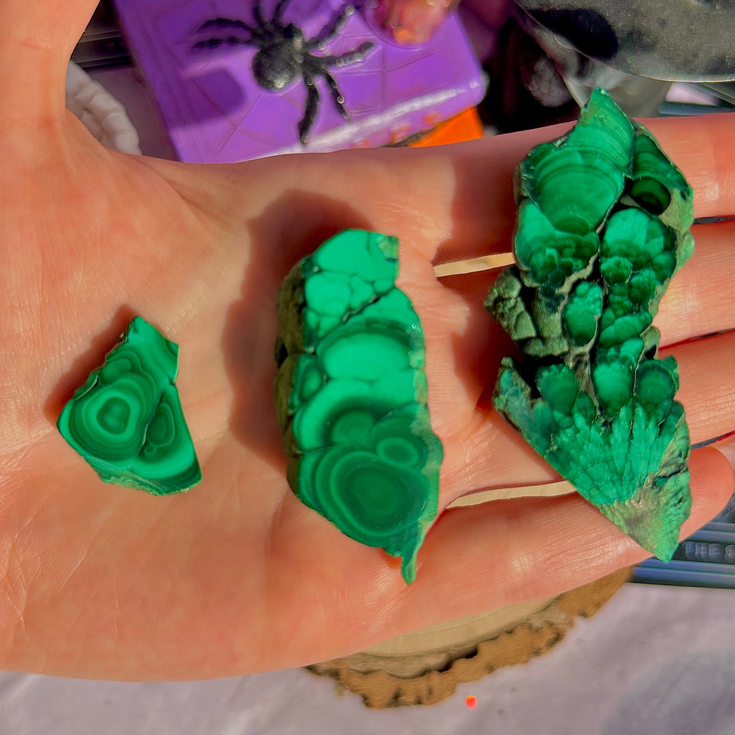 dalles de malachite ~ choisissez la vôtre