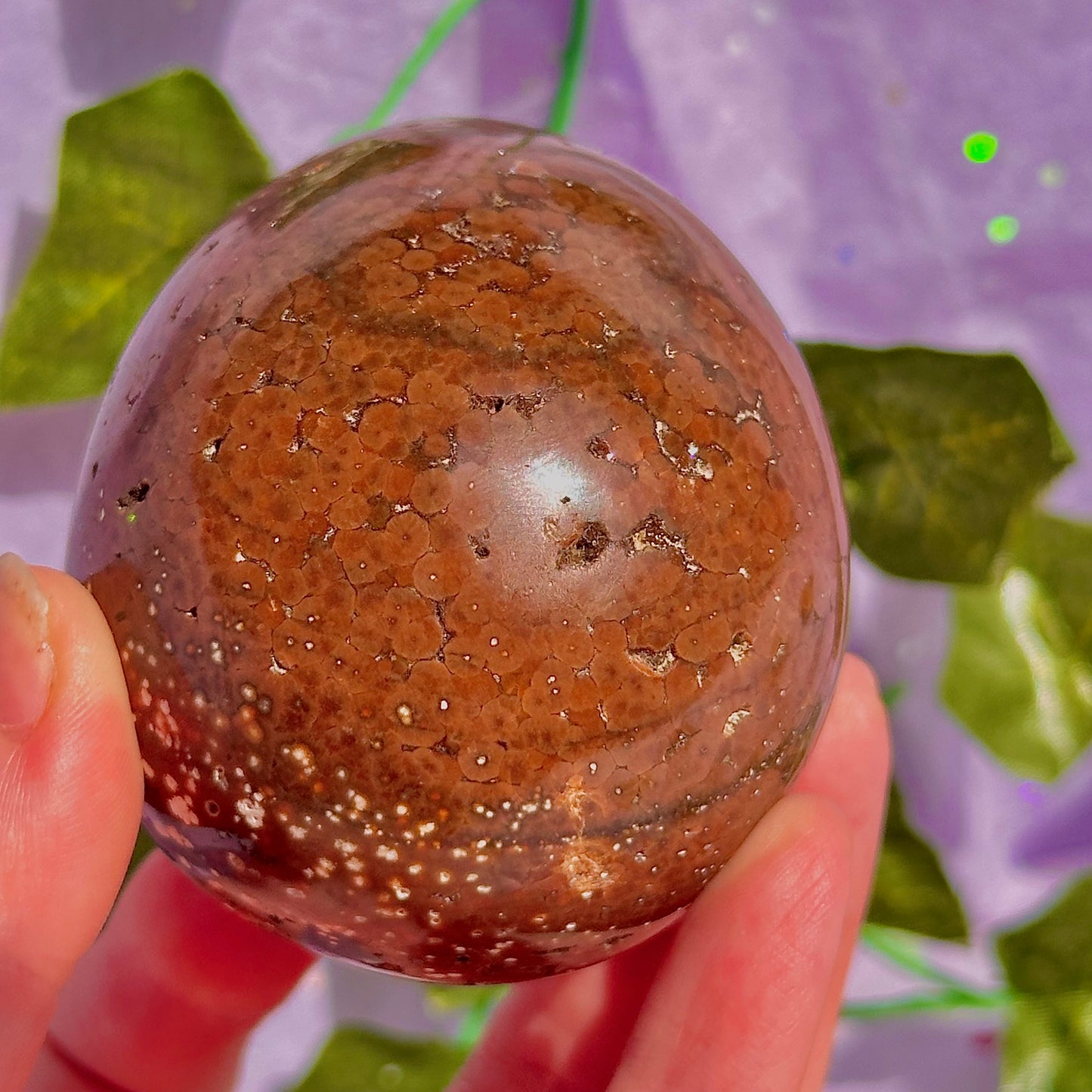 sea jasper big egg carving