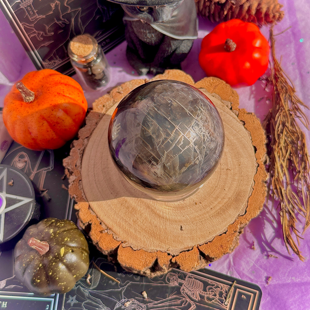 black moonstone sphere