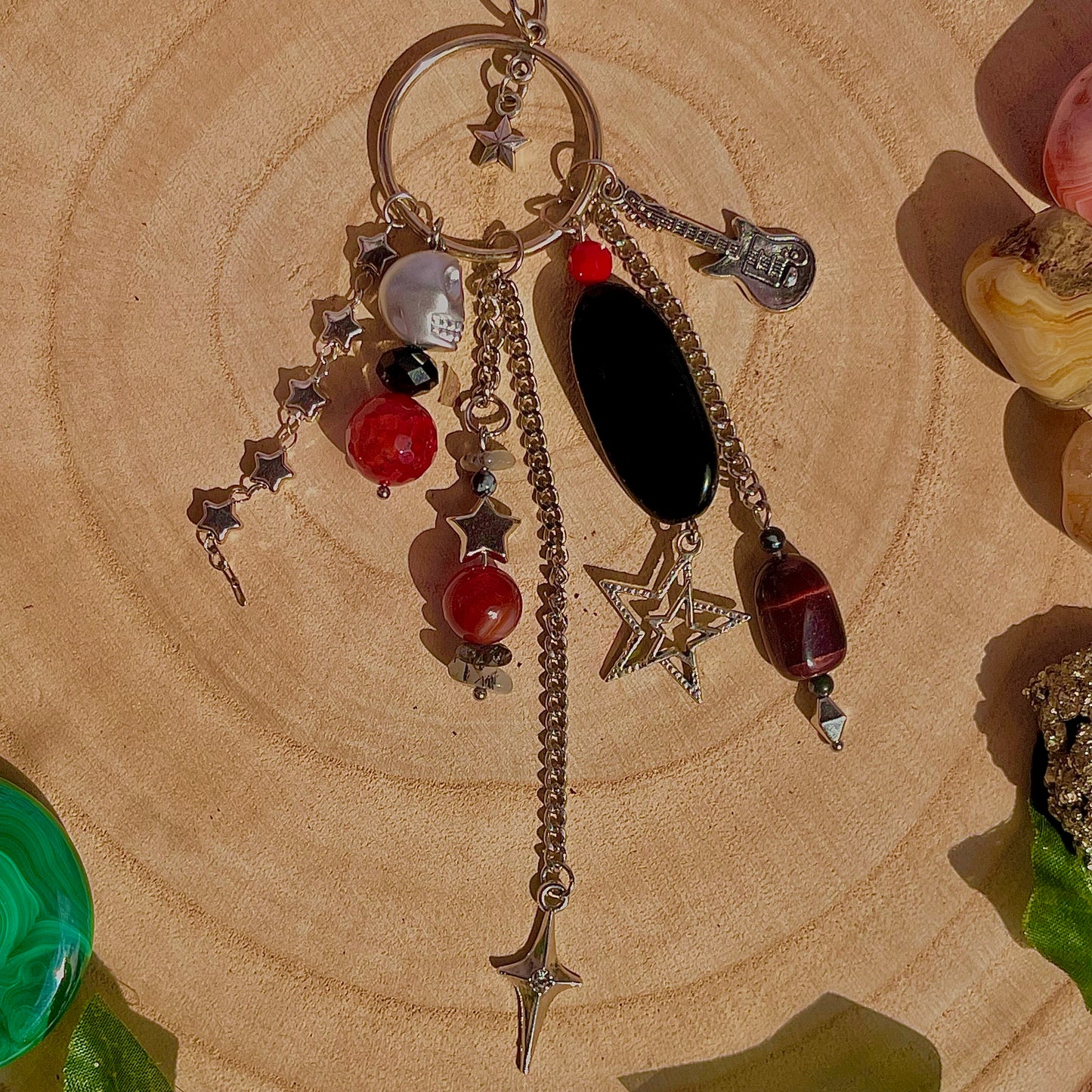 star bag charm / key ring