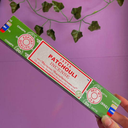 satya patchouli incense