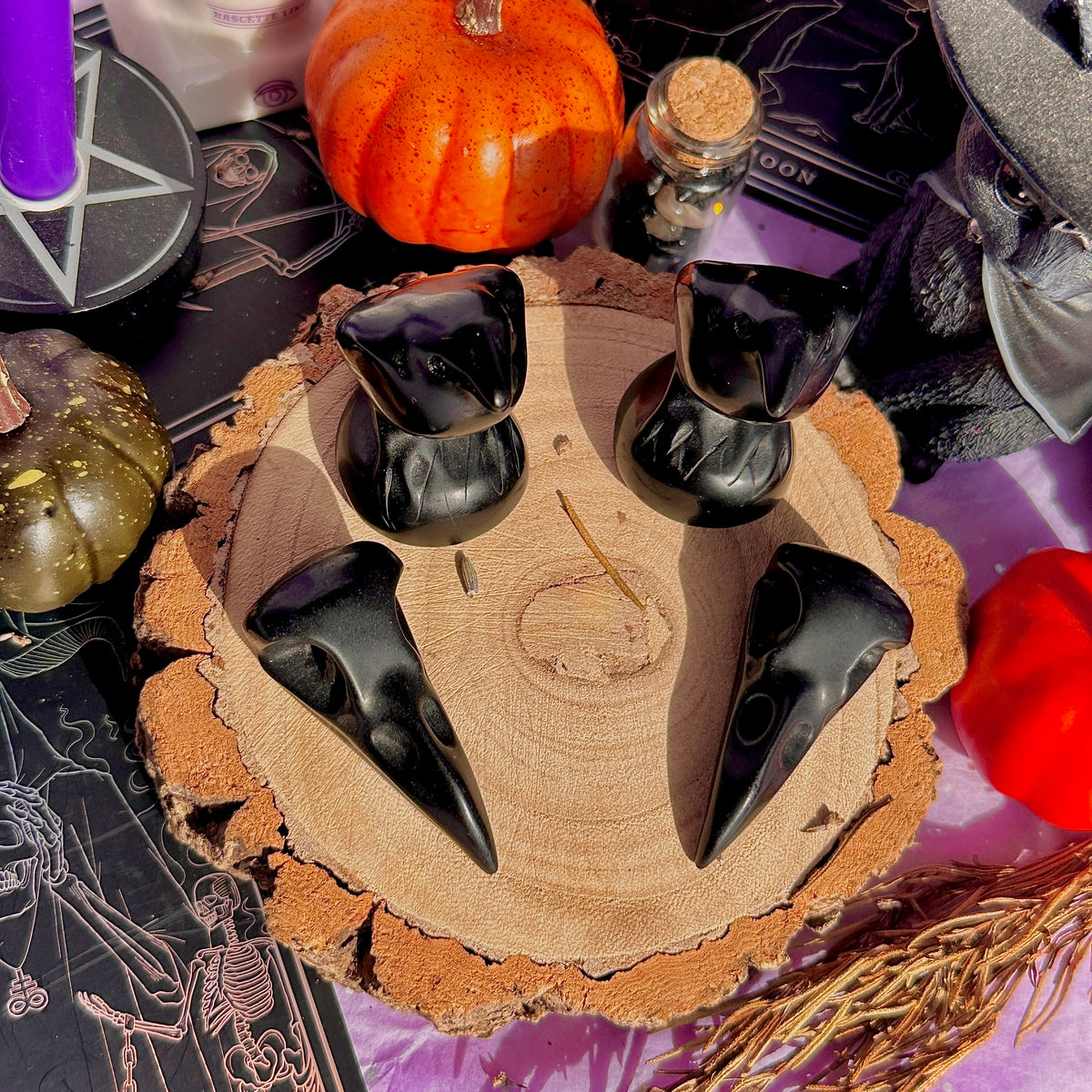 obsidian raven carvings ~ choose your own