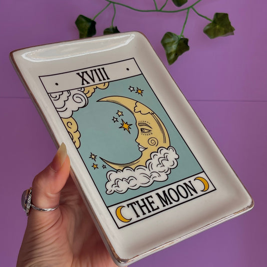 the moon tarot trinket dish