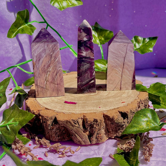 lepidolite towers ~ intuitively chosen