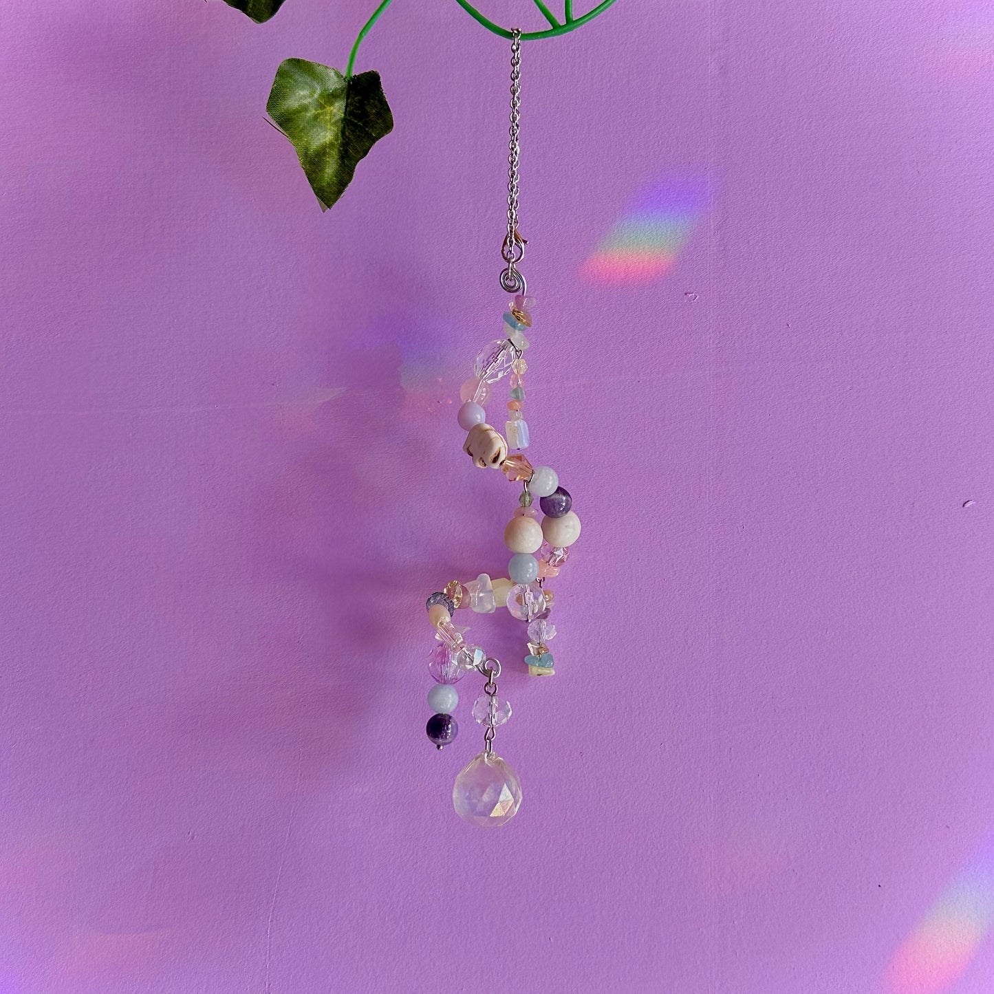 pastel spiral suncatcher