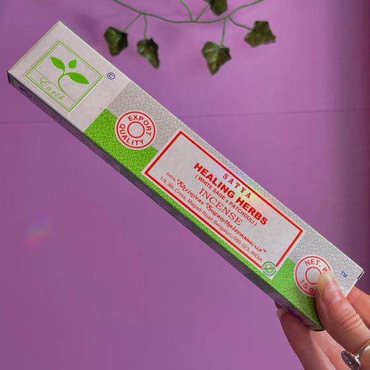 satya healing herbs incense