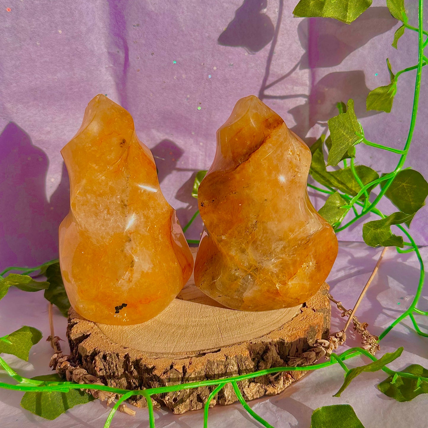 golden healer flame carving ~ intuitively chosen