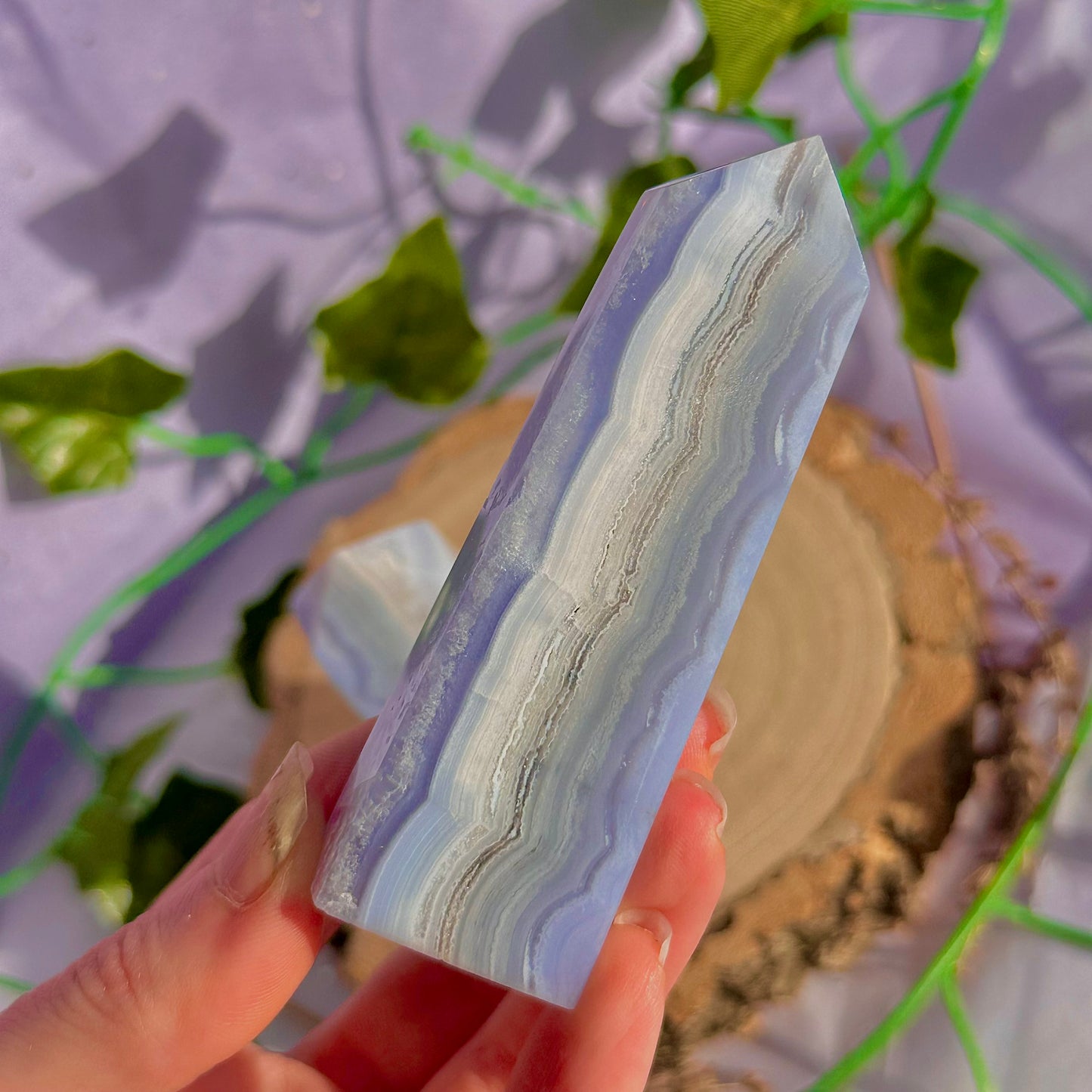 blue lace agate tower ~ intuitively chosen