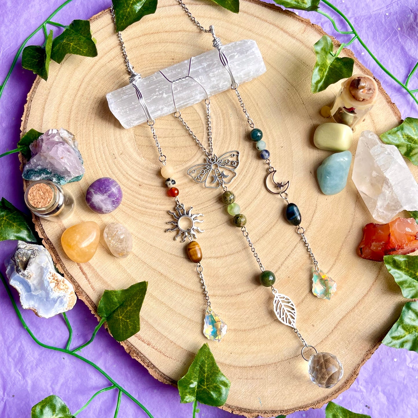 day and night sun catcher - crystals in description