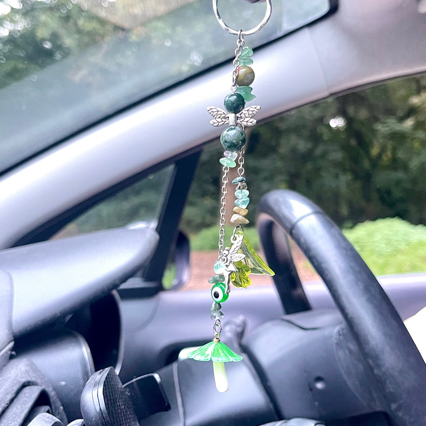 fairy forest car charm