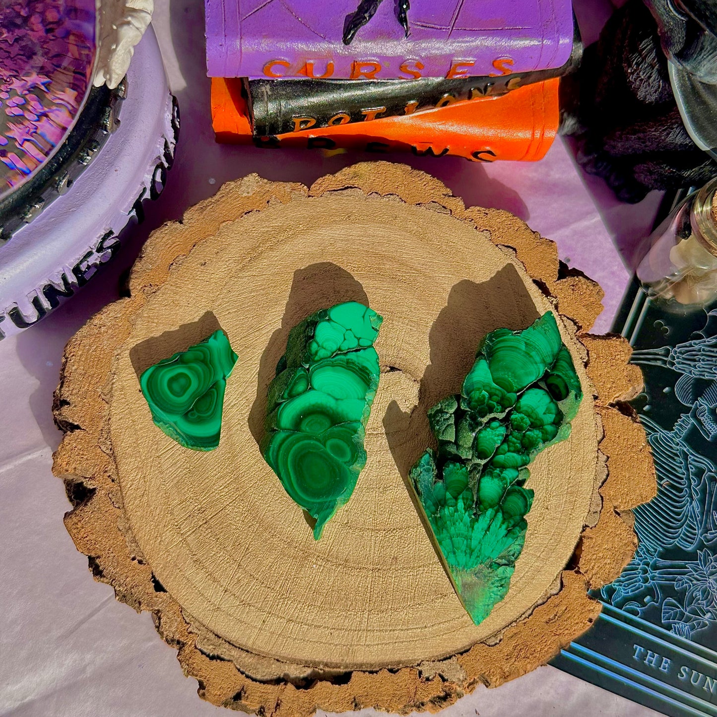dalles de malachite ~ choisissez la vôtre