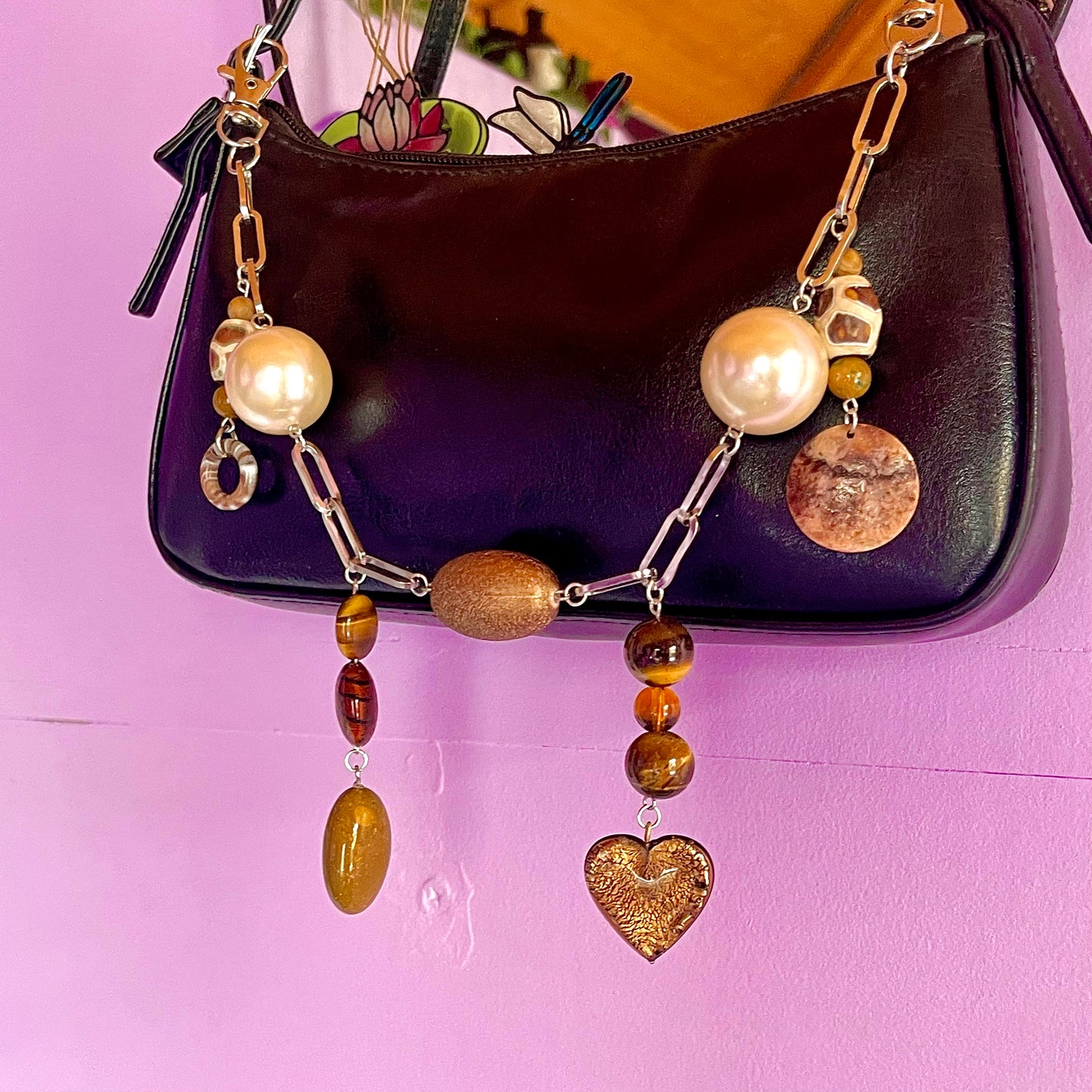 strength bag charm