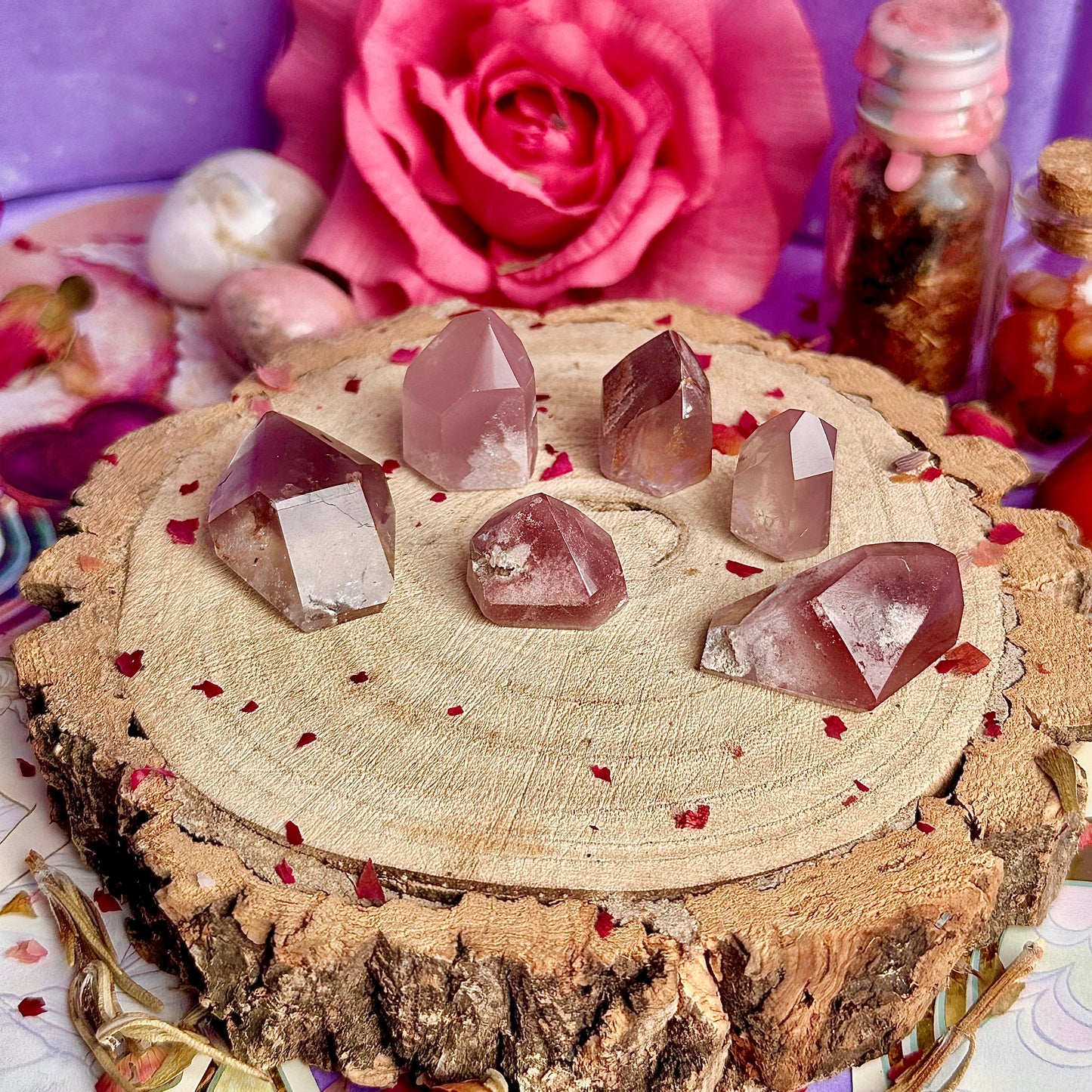 pink lithium quartz ~ choose your own