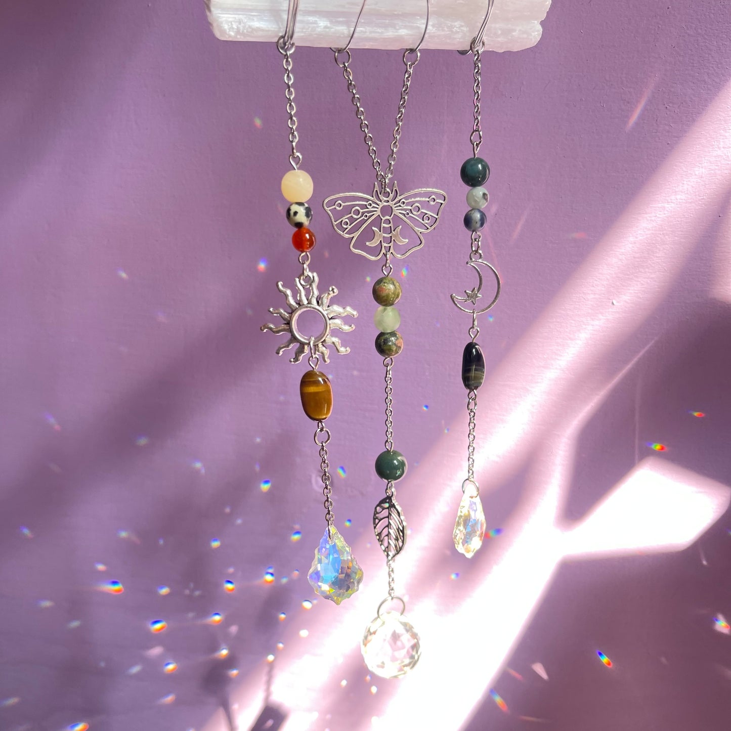 day and night sun catcher - crystals in description