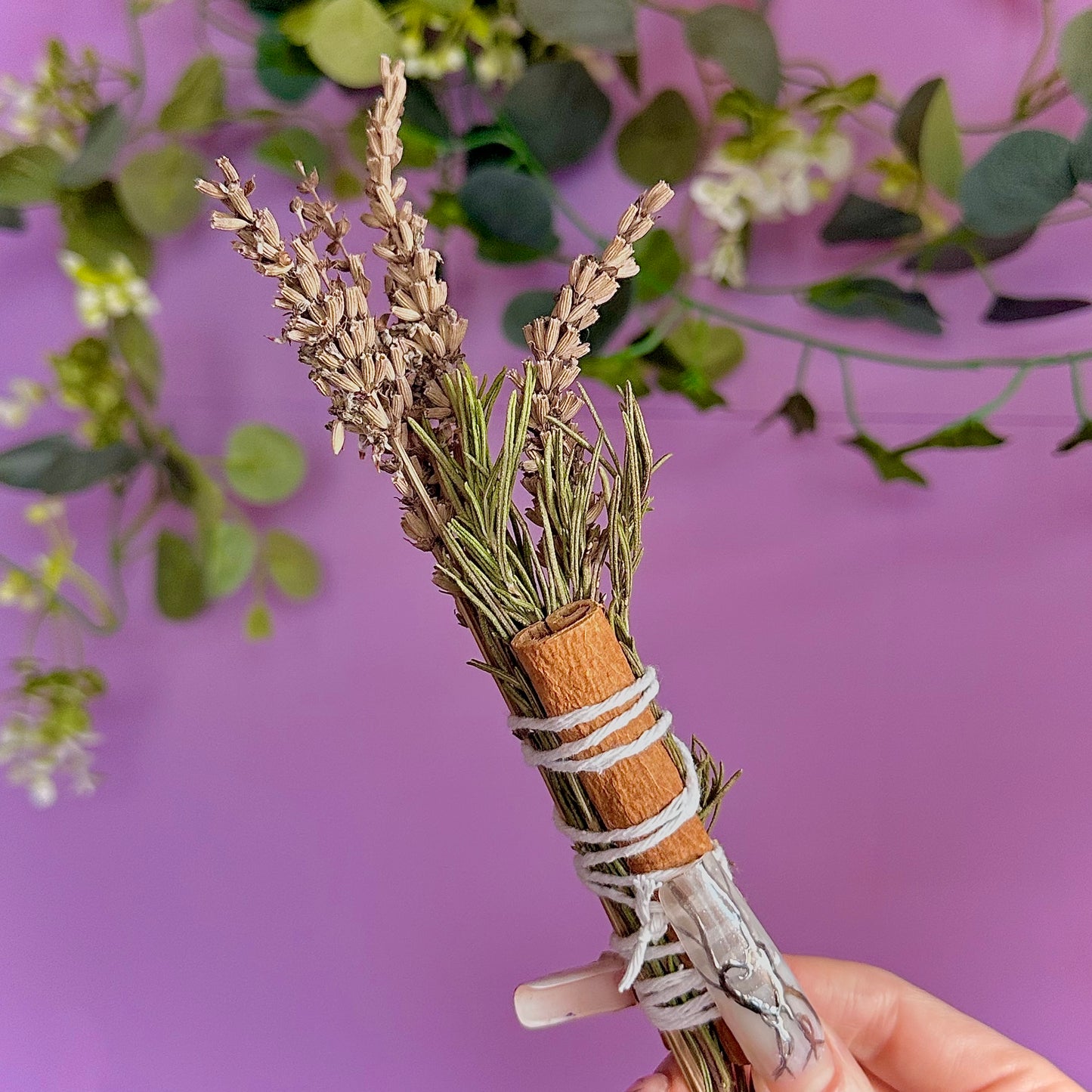 handmade herbal cleansing wands