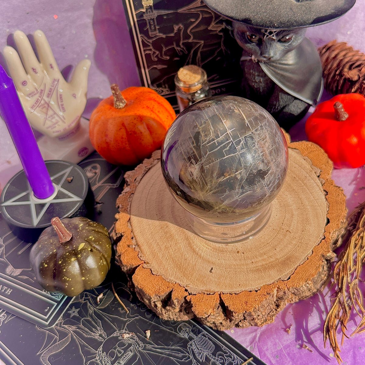 black moonstone sphere