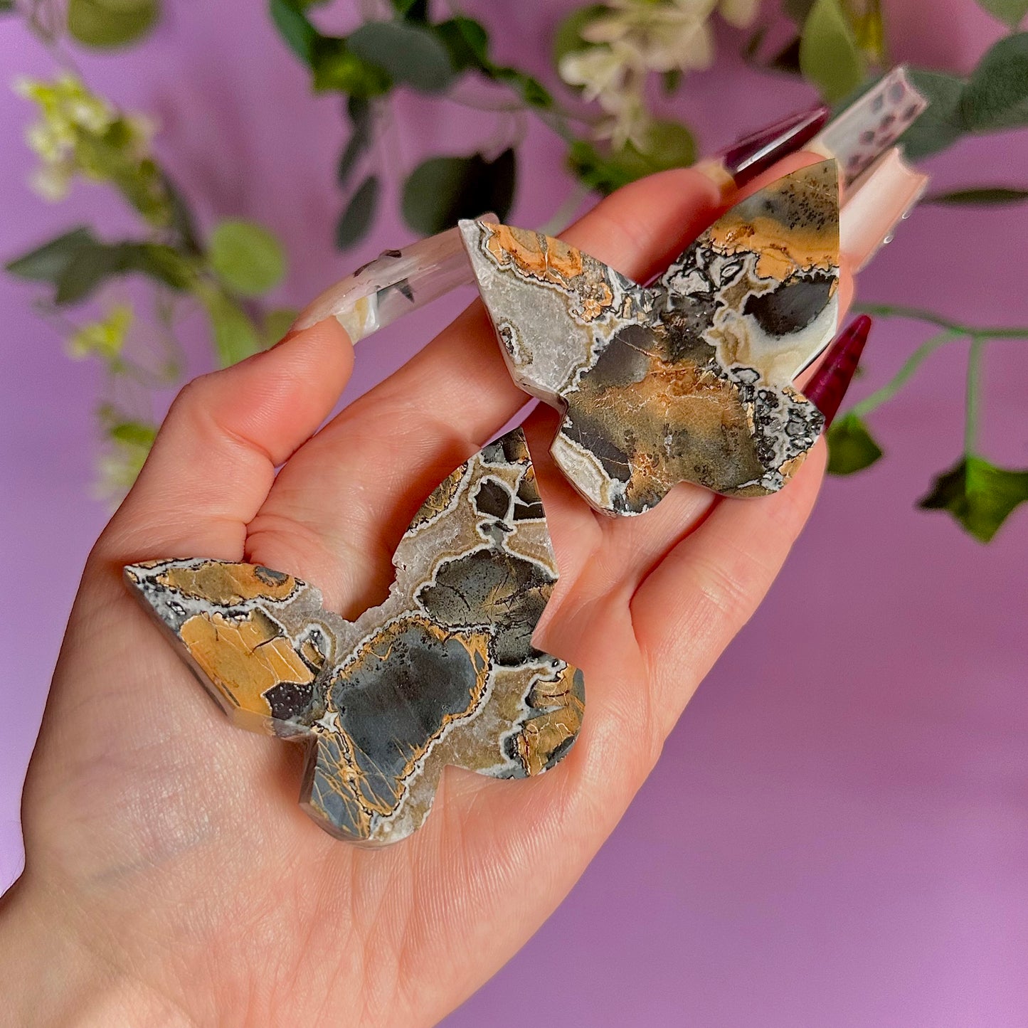 maligano jasper butterfly carving ~ choose your own