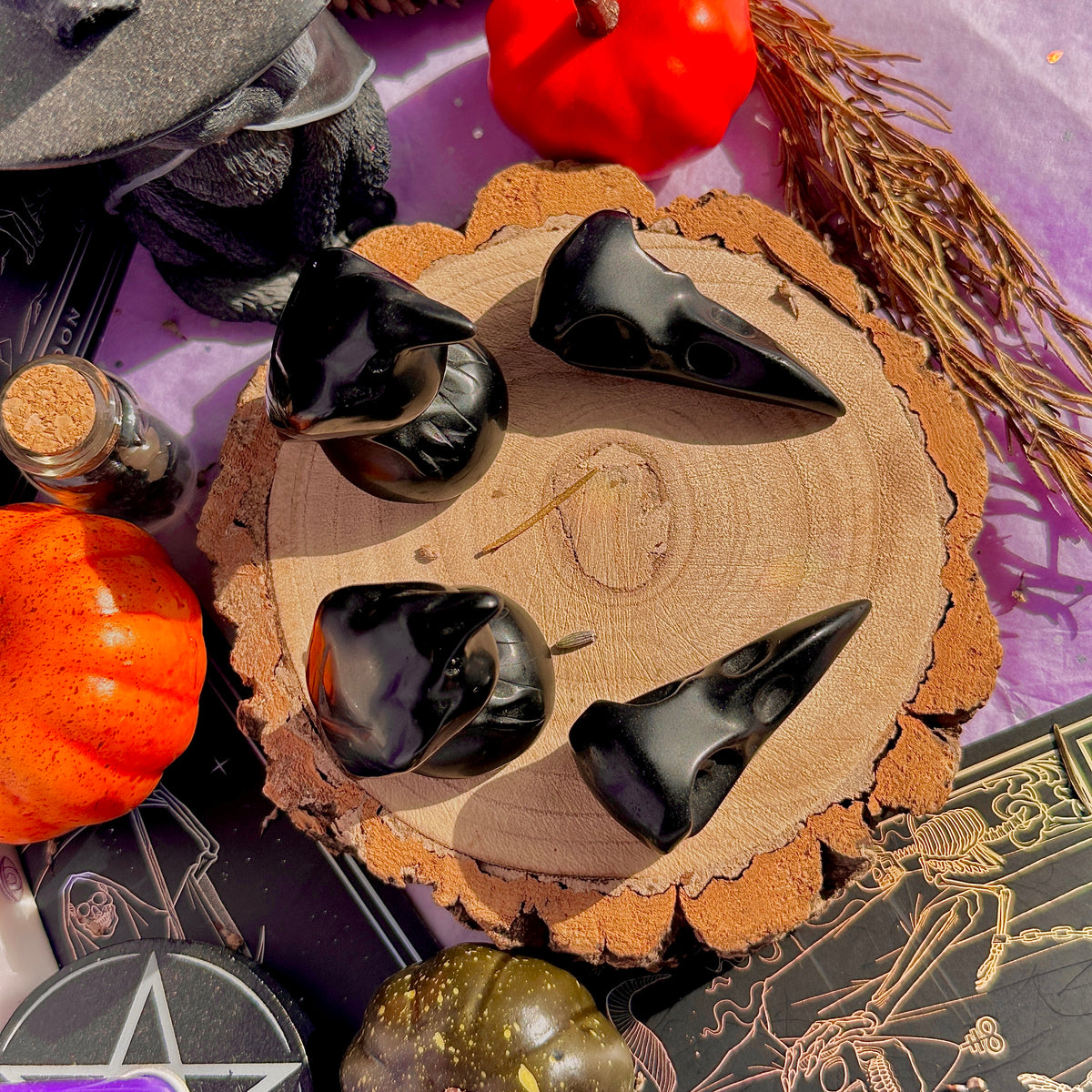 obsidian raven carvings ~ choose your own