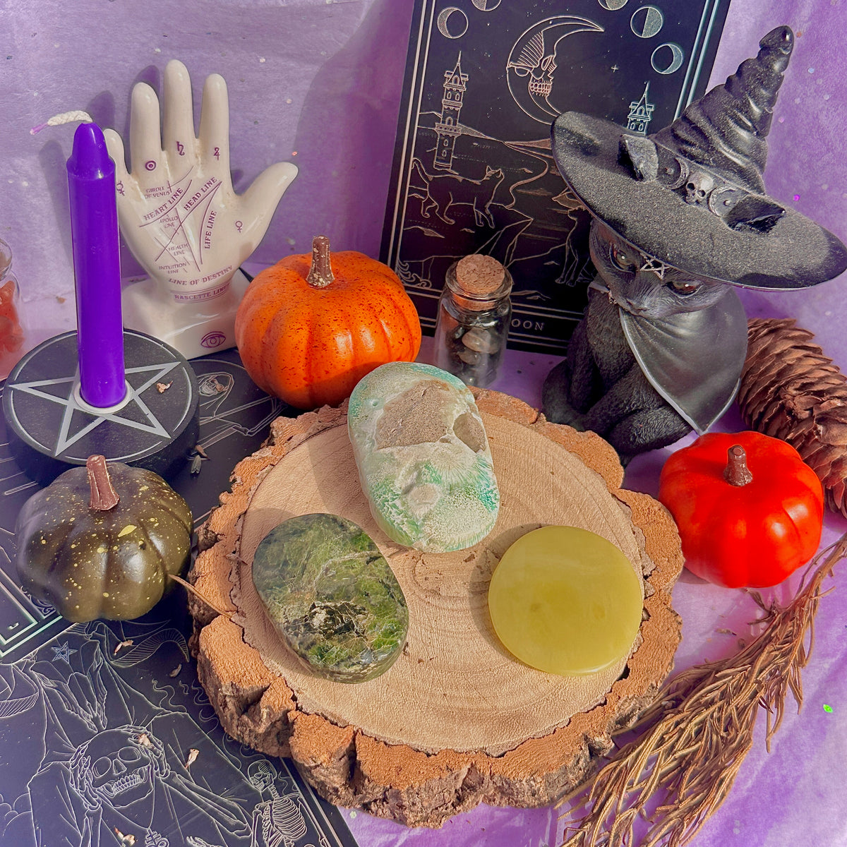 green palm stones ~ choose your own