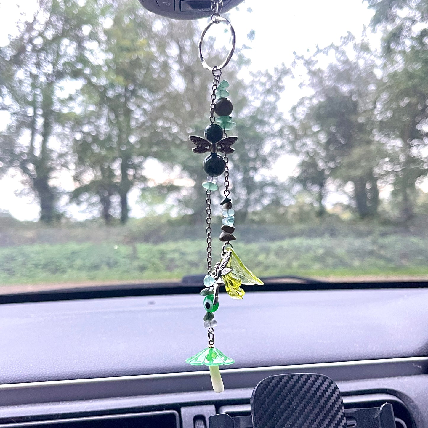 fairy forest car charm
