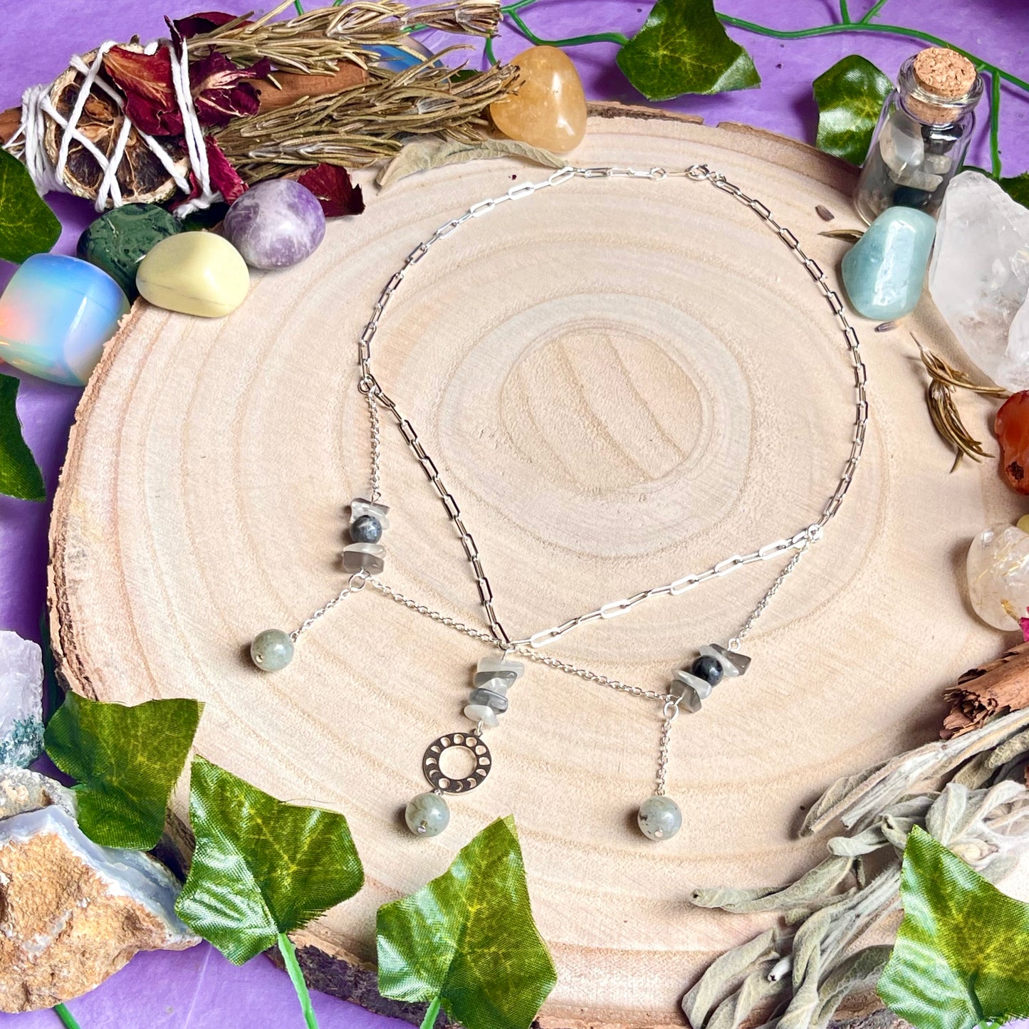 going through phases necklace