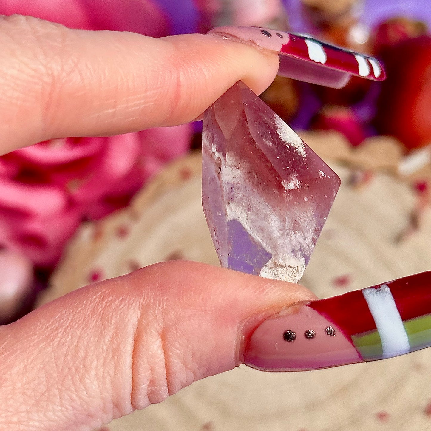 pink lithium quartz ~ choose your own