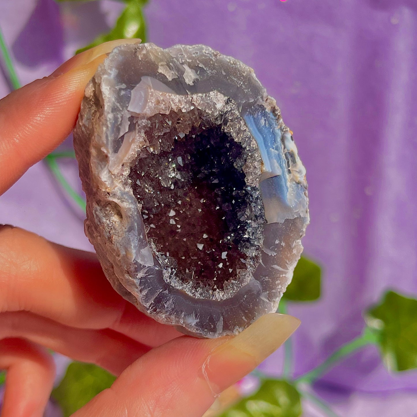 druzy agate geodes E1-3