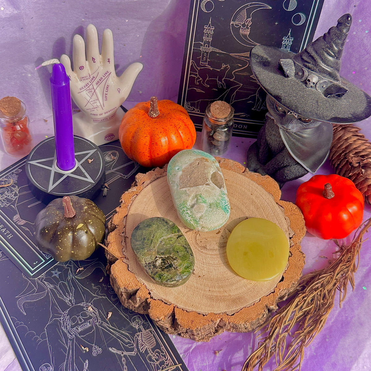green palm stones ~ choose your own