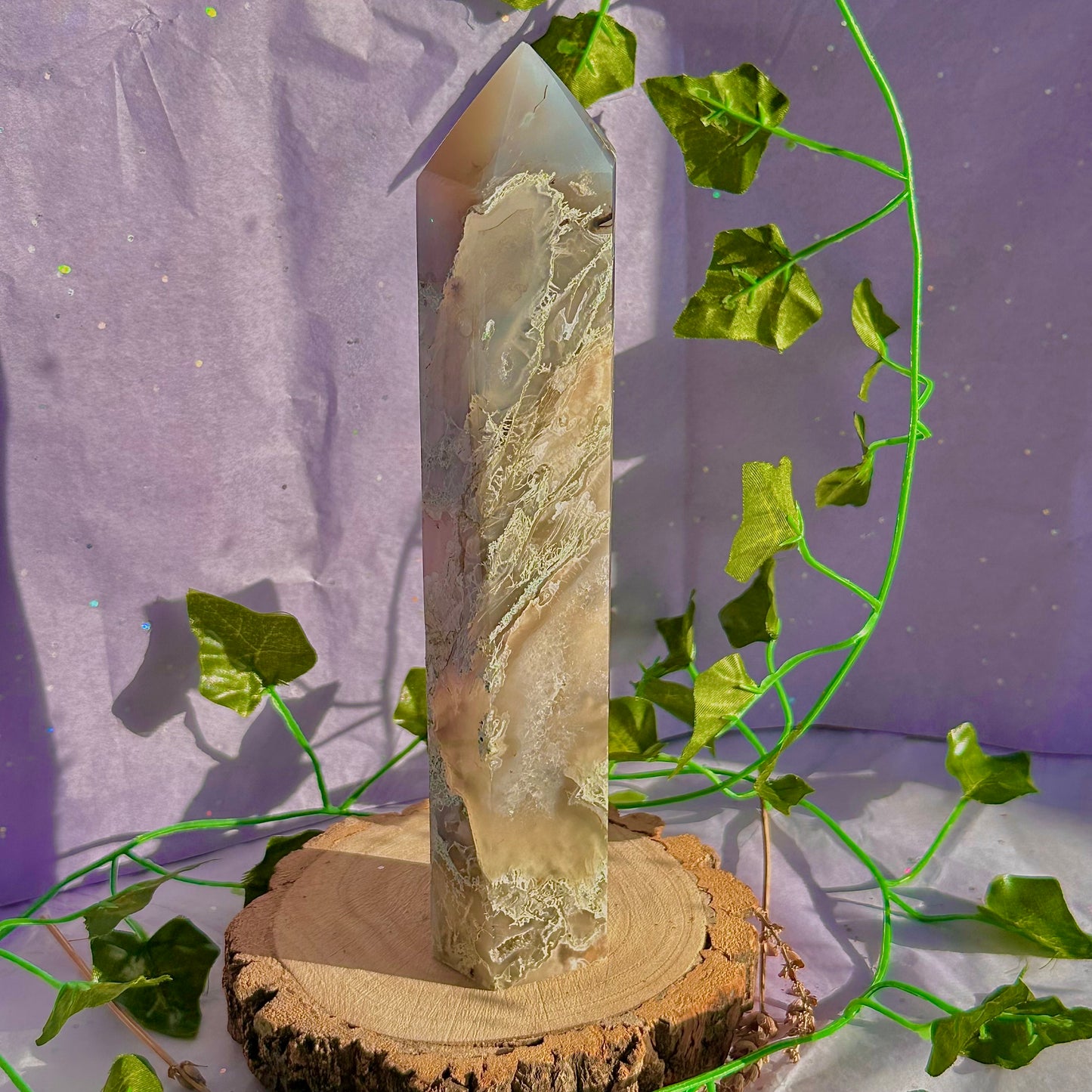 moss agate tower