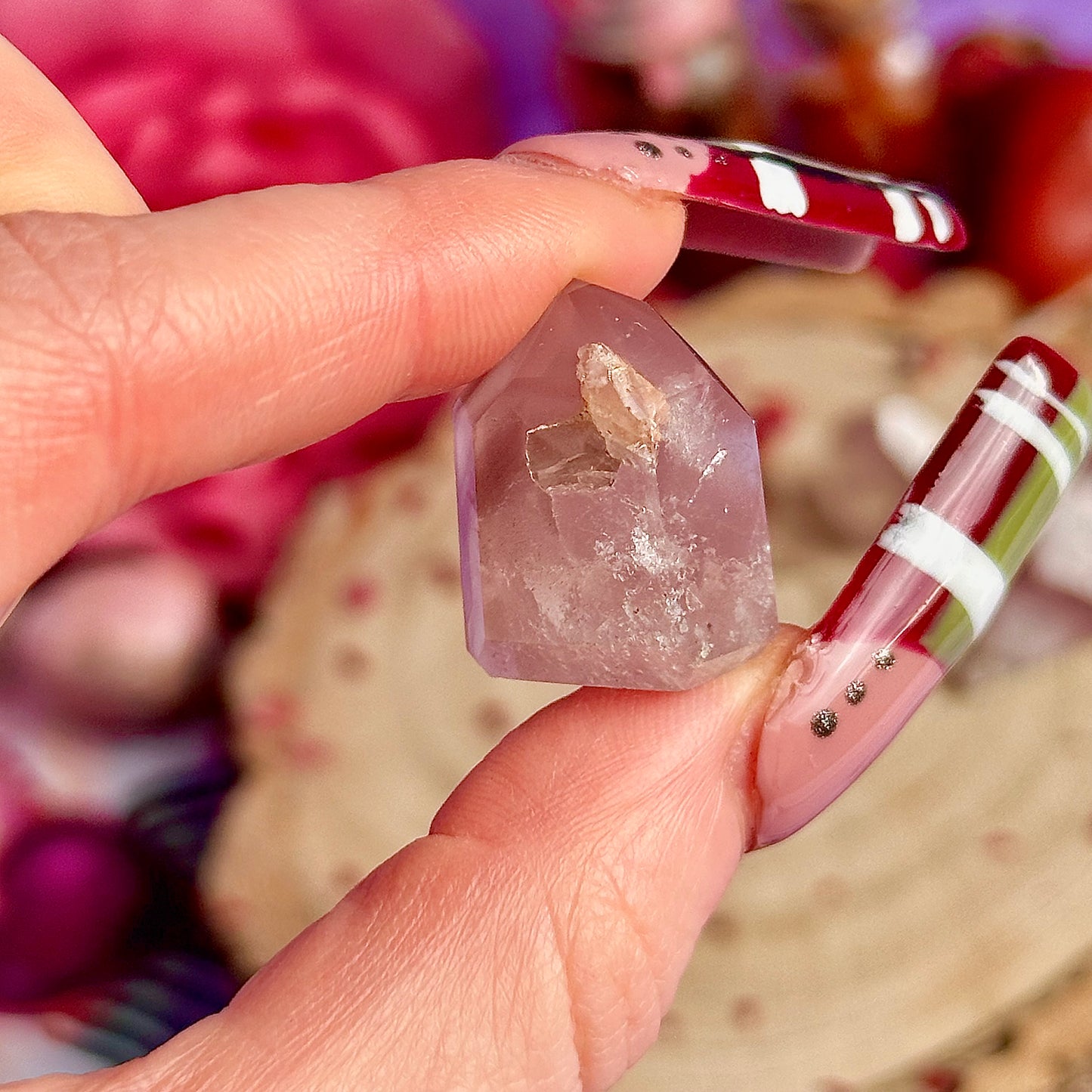 pink lithium quartz ~ choose your own
