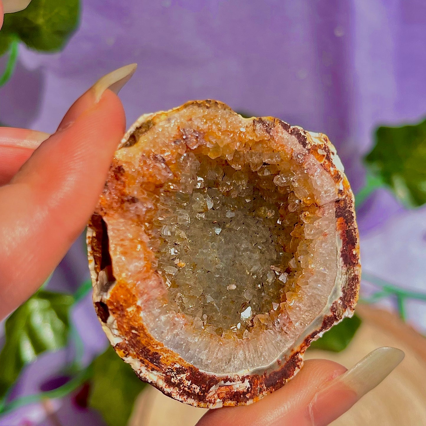 druzy agate geodes A1-5