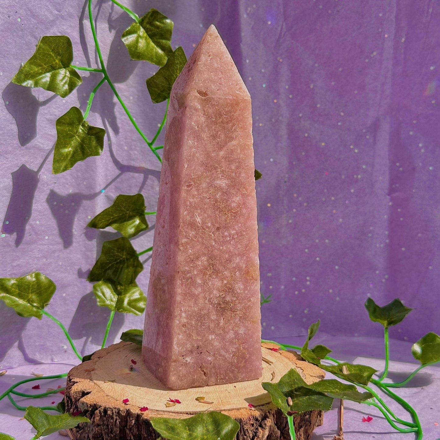 pink amethyst tower