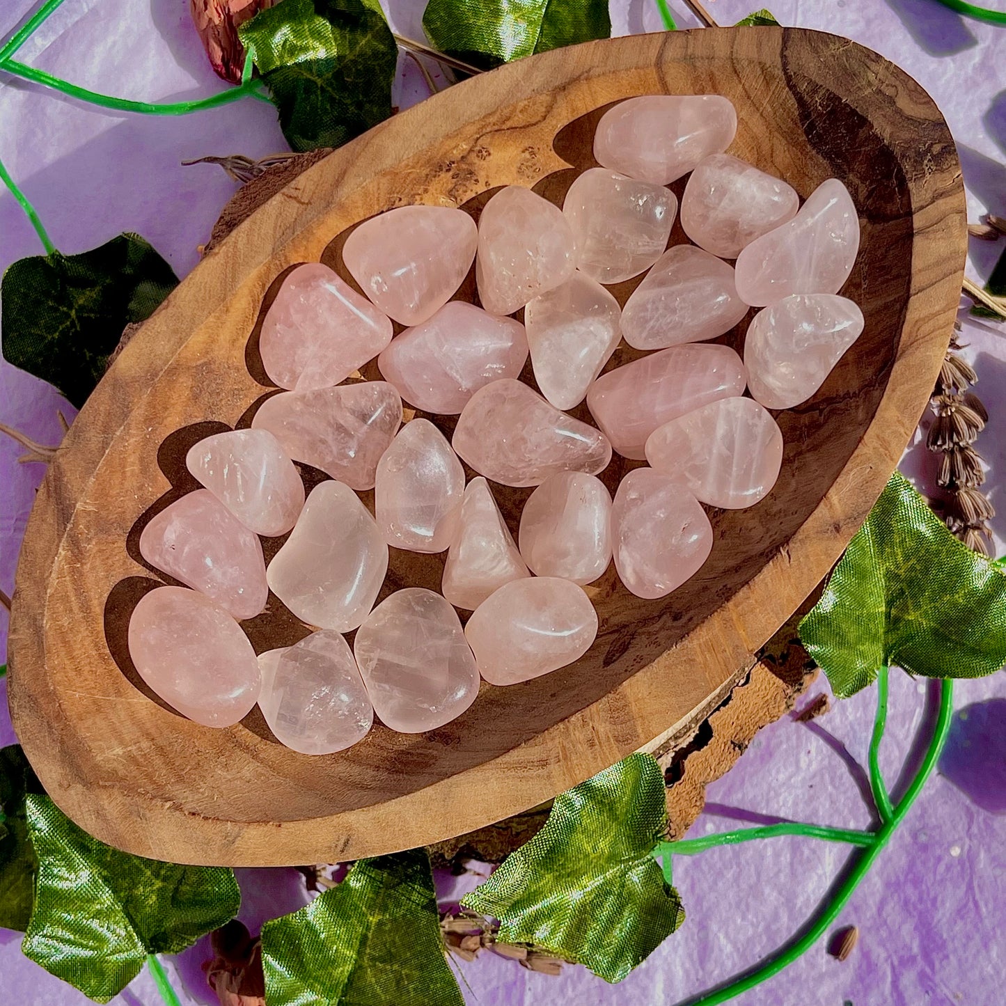 rose quartz tumble