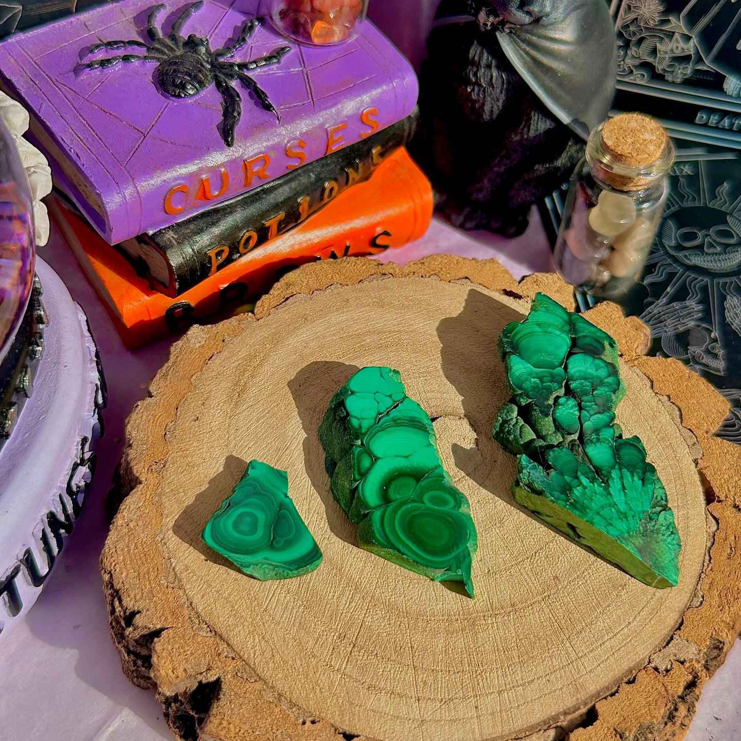 dalles de malachite ~ choisissez la vôtre