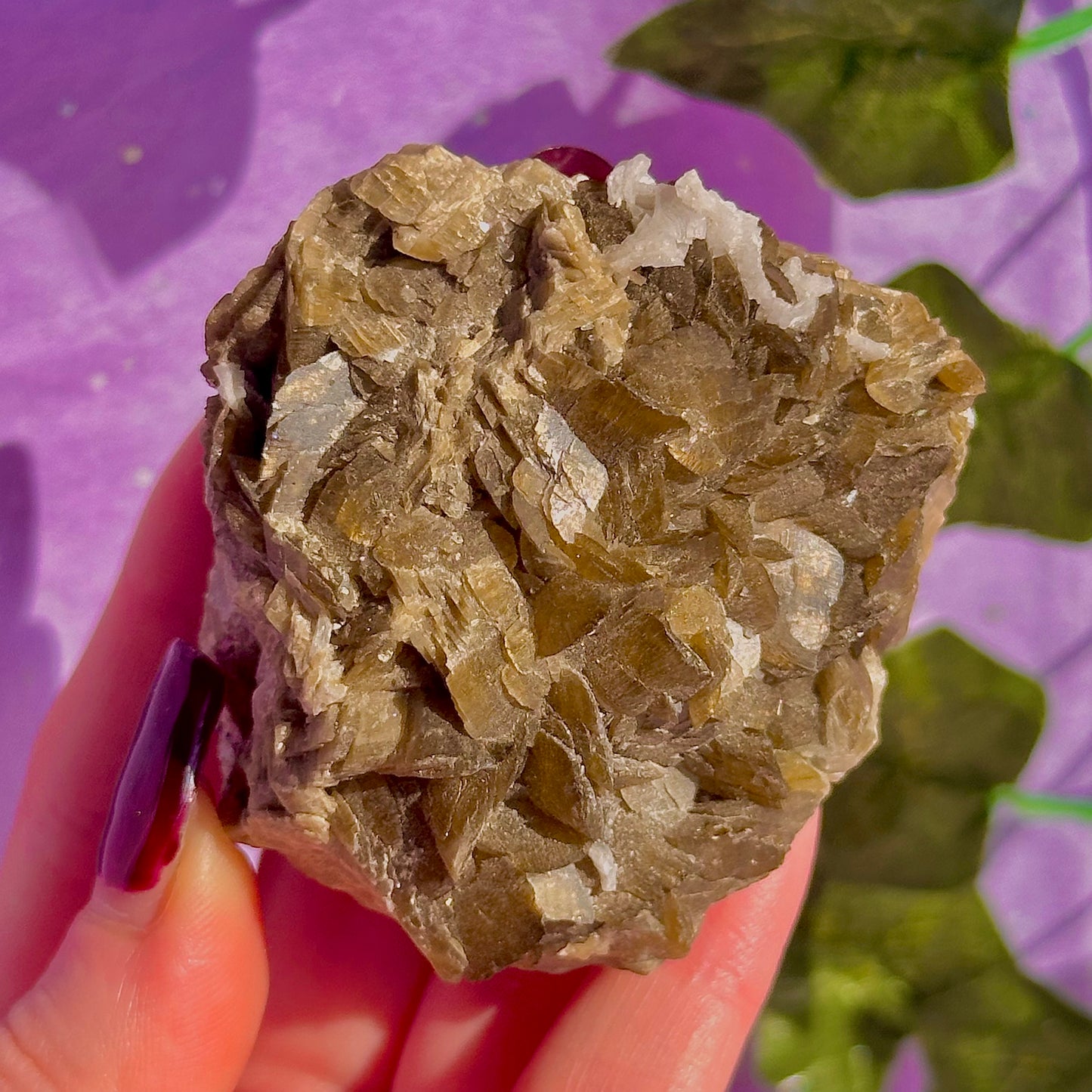 bladed siderite dragon scale cluster specimen