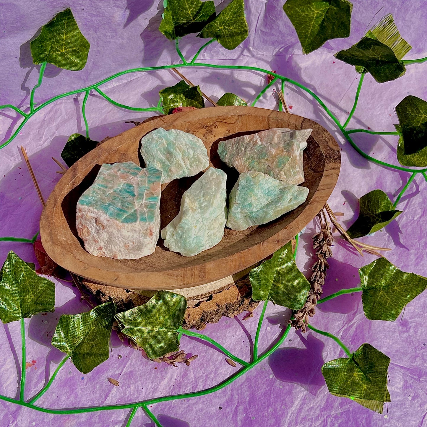 raw/rough amazonite