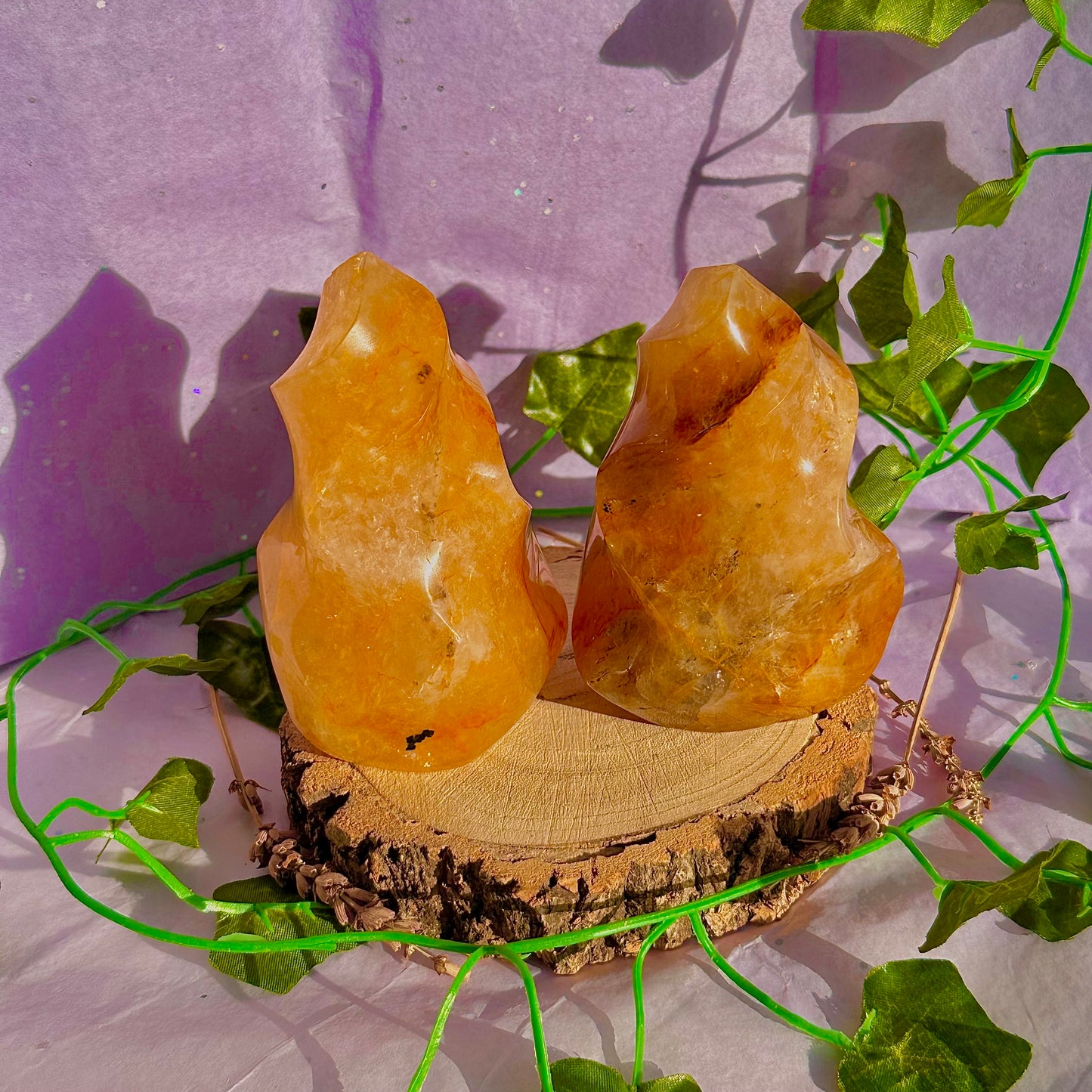 golden healer flame carving ~ intuitively chosen