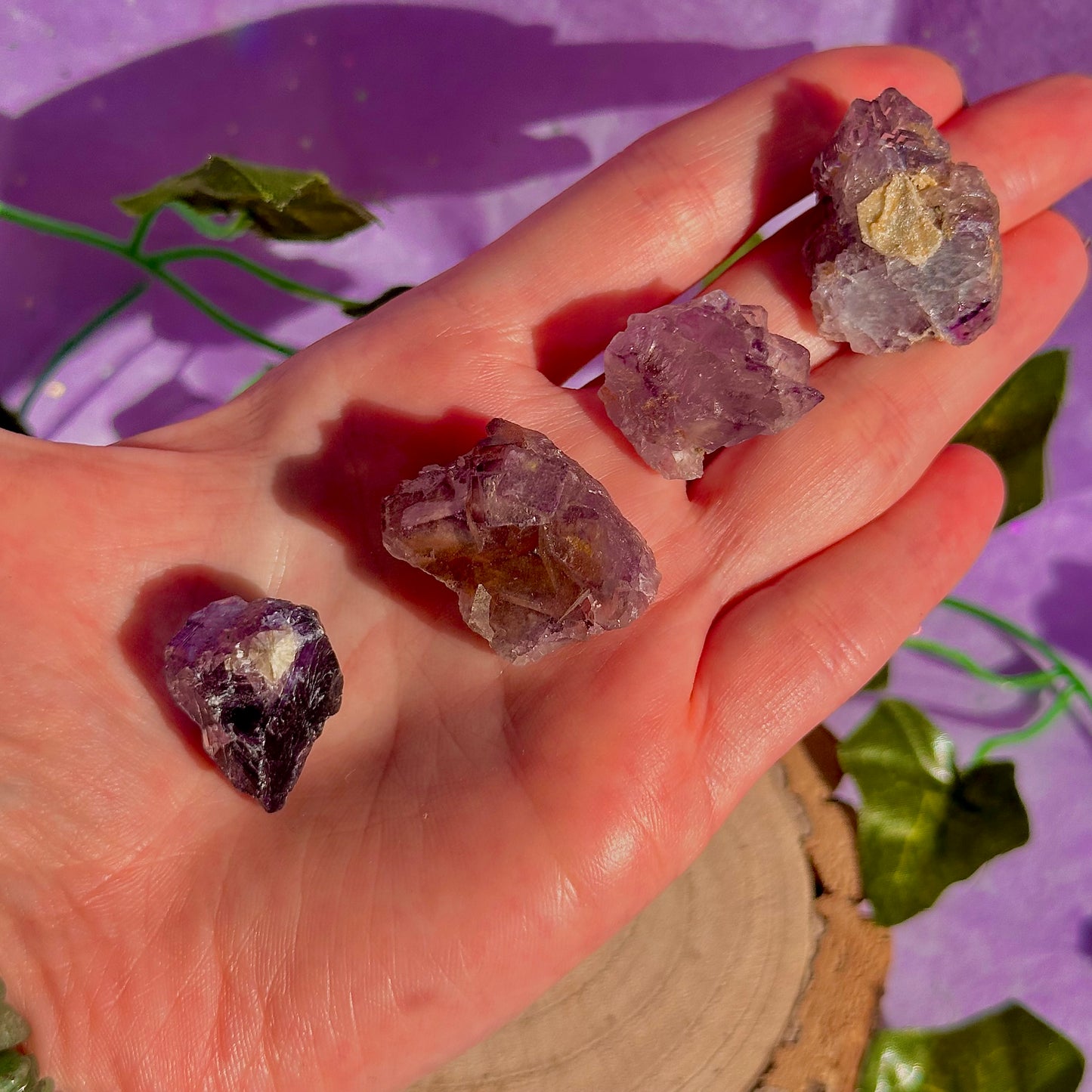 stalactitic UV cubic fluorite cluster specimen ~ choose your own