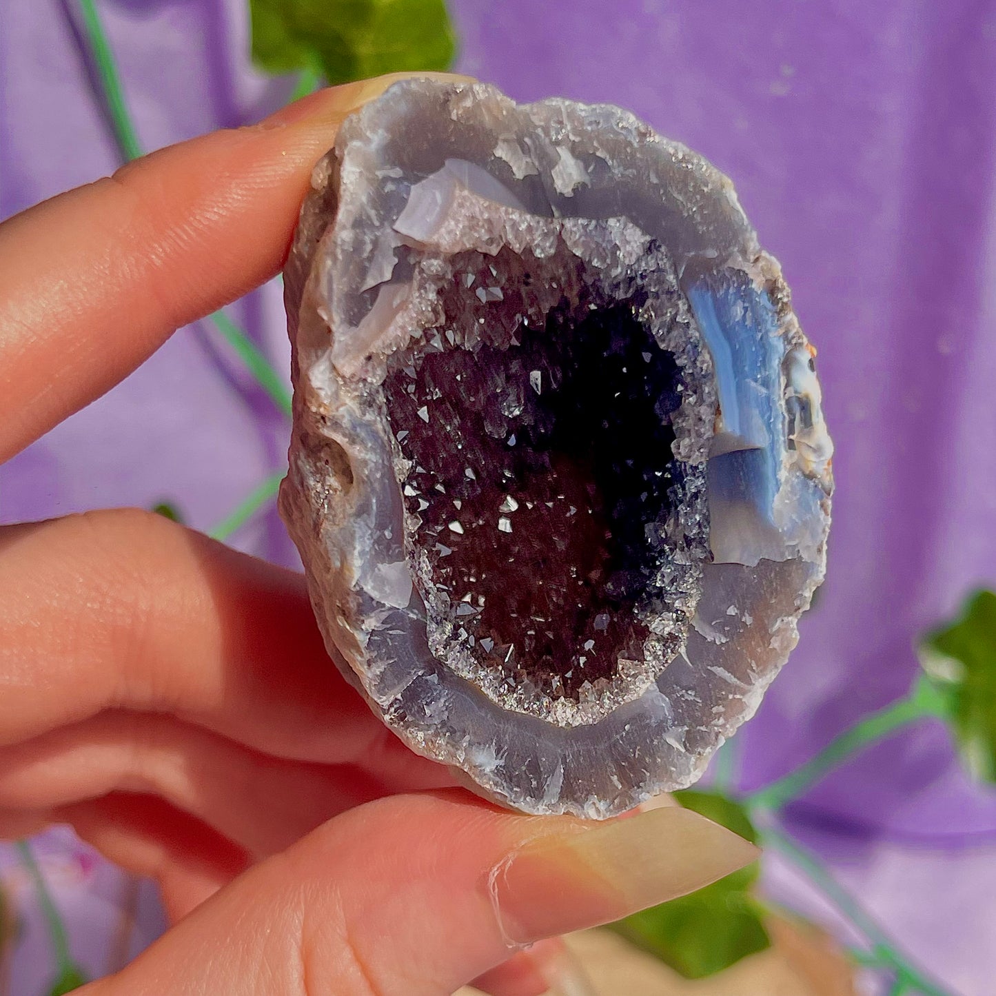 druzy agate geodes E1-3