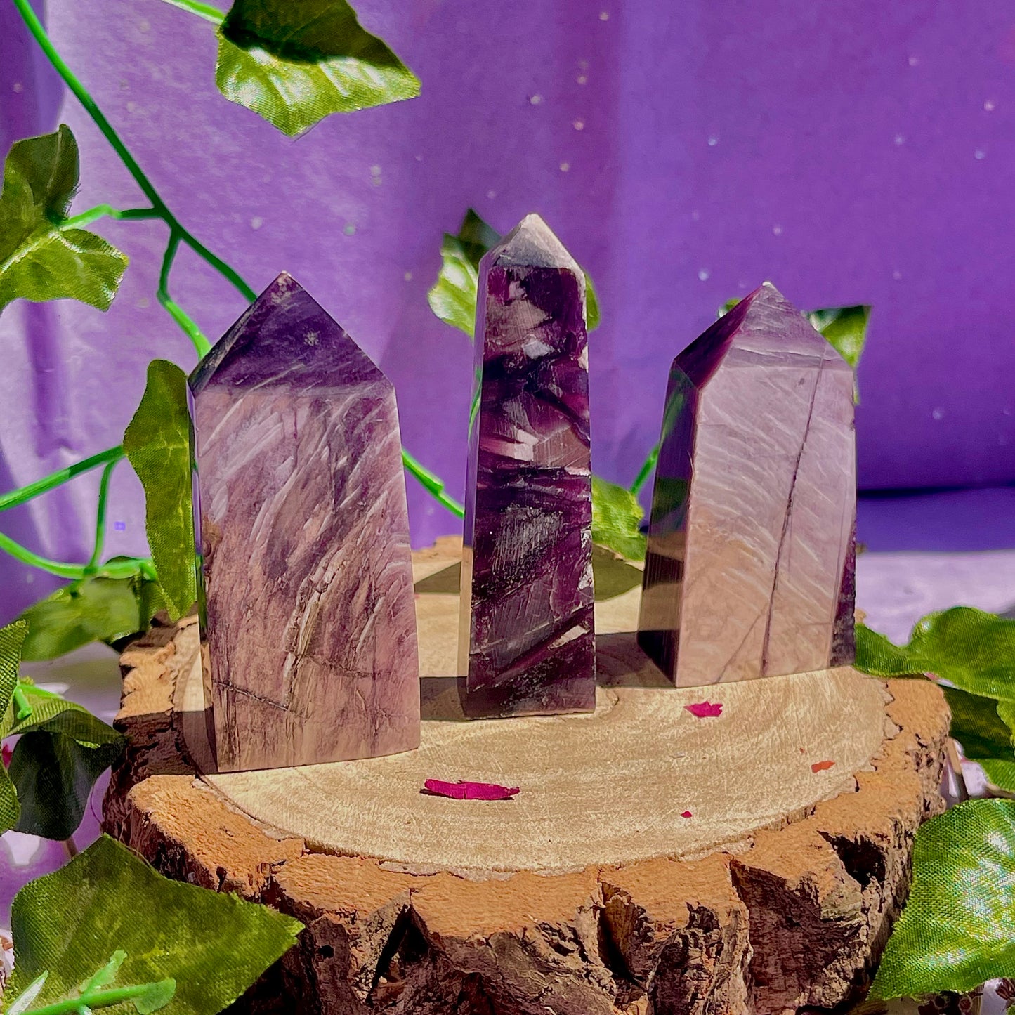 lepidolite towers ~ intuitively chosen