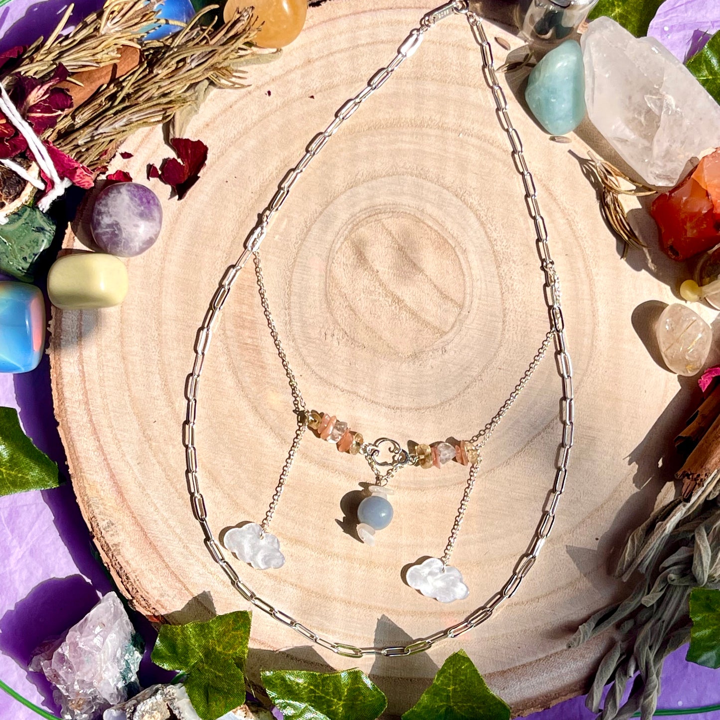 head in the clouds necklace