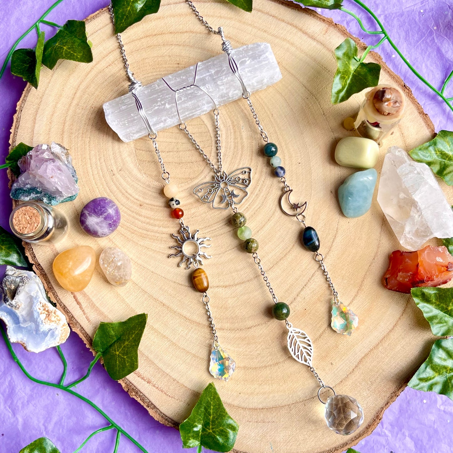 day and night sun catcher - crystals in description